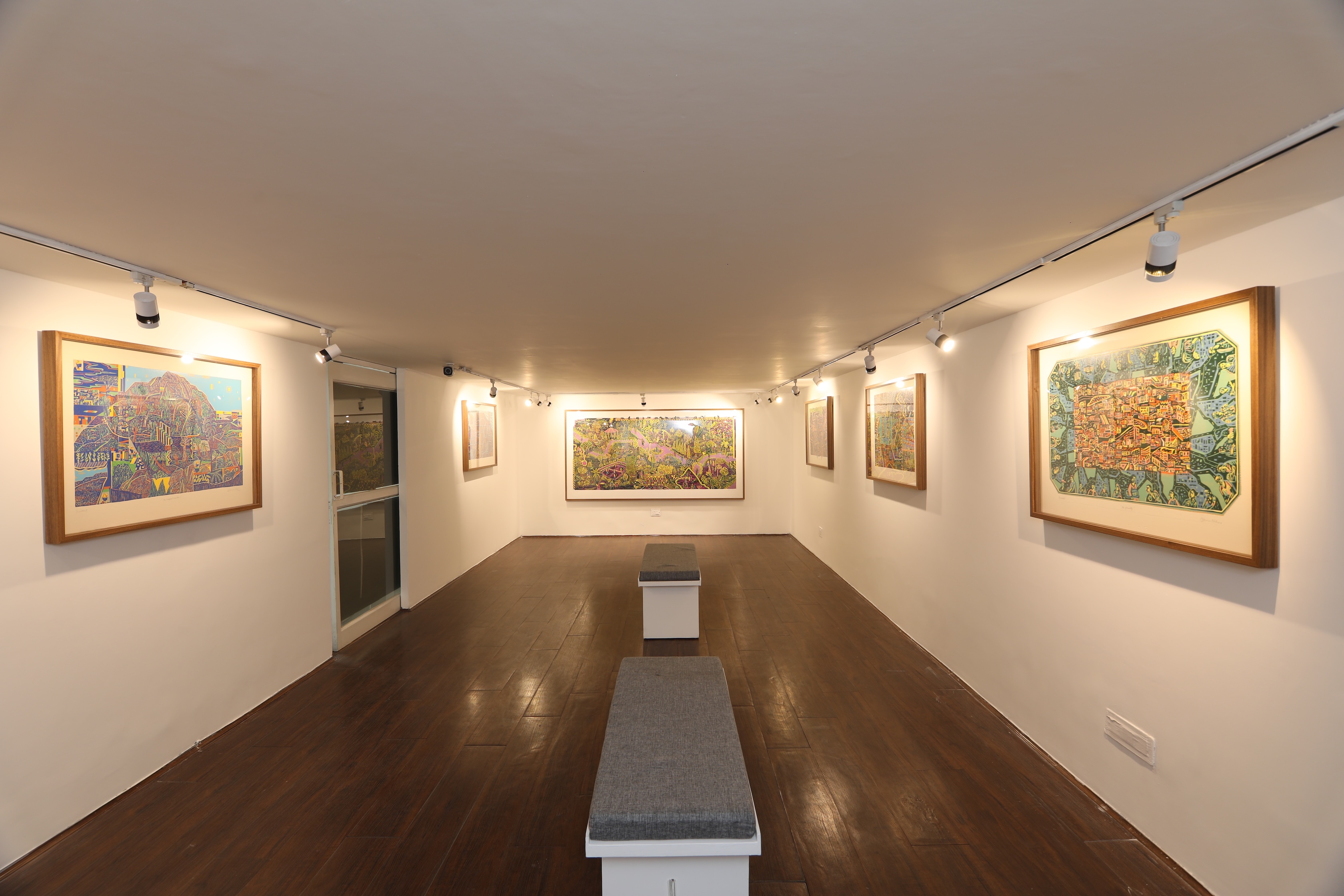 Anilakumar Govindappa, woodcut, contemporary art, spaces